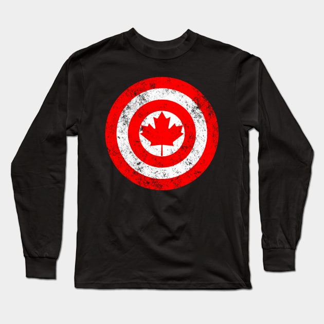 Captain Canada Long Sleeve T-Shirt by swgpodcast